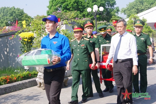 Tỉnh Quảng Trị tổ chức Lễ truy điệu và an táng hài cốt liệt sĩ hy sinh tại Lào